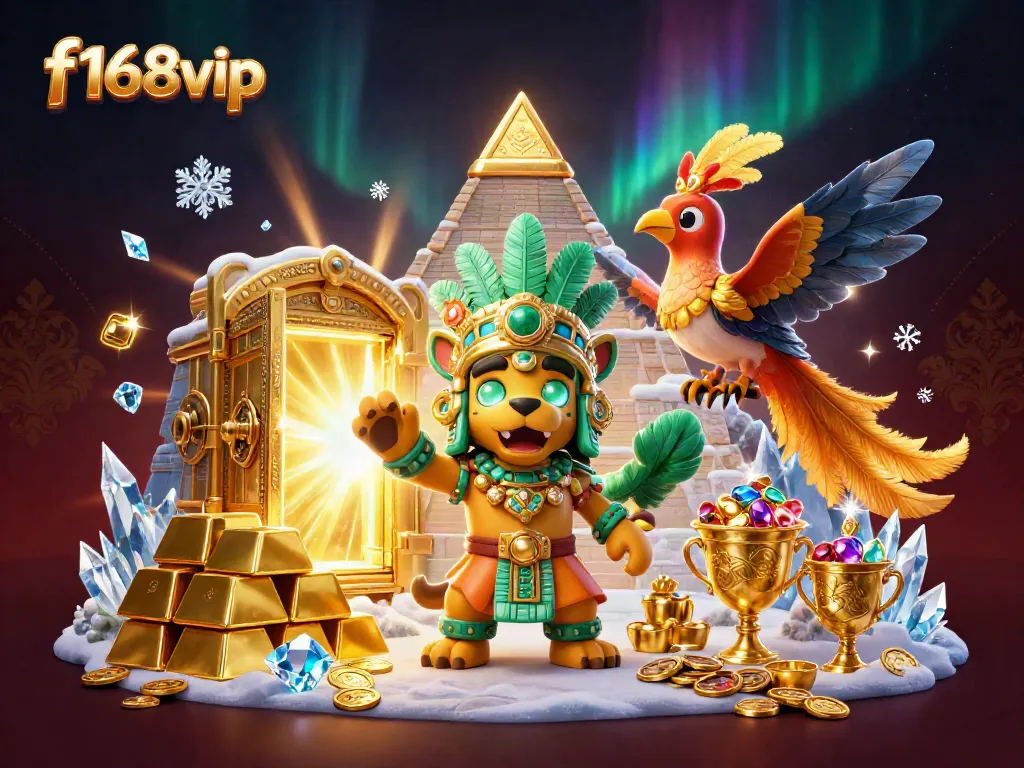 Experience dynamic excitement at f168vip with glowing treasures and captivating casino elements.