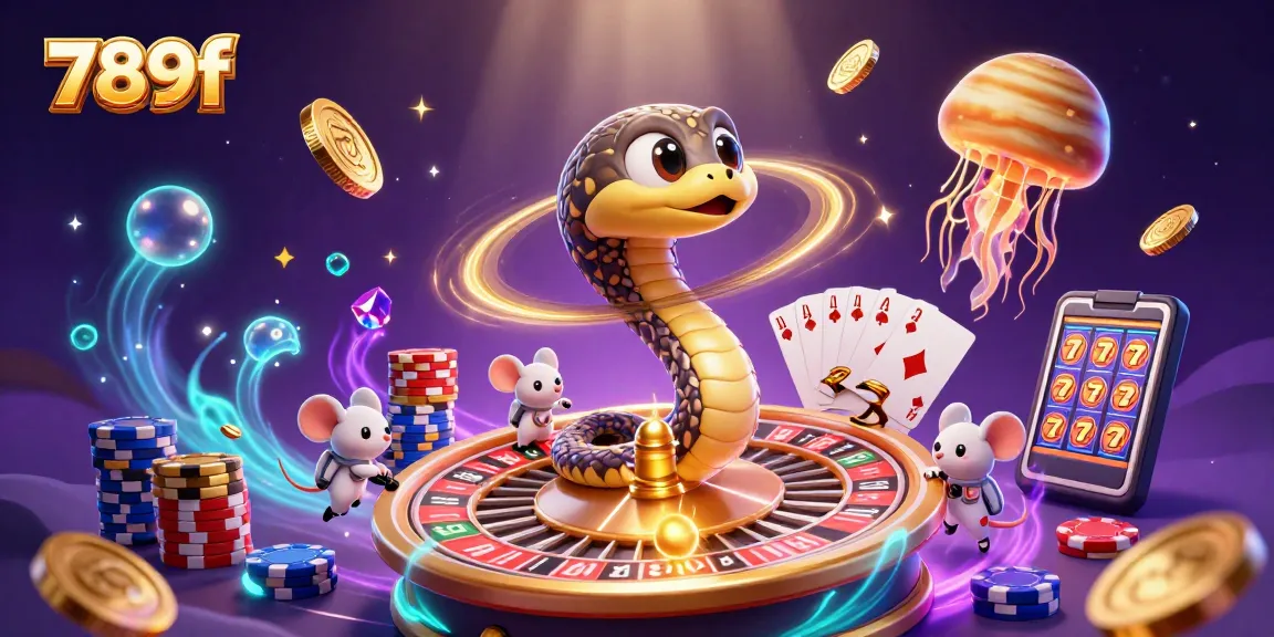 Experience thrilling gameplay at 789f, where astronaut mice bet on a cosmic roulette wheel.