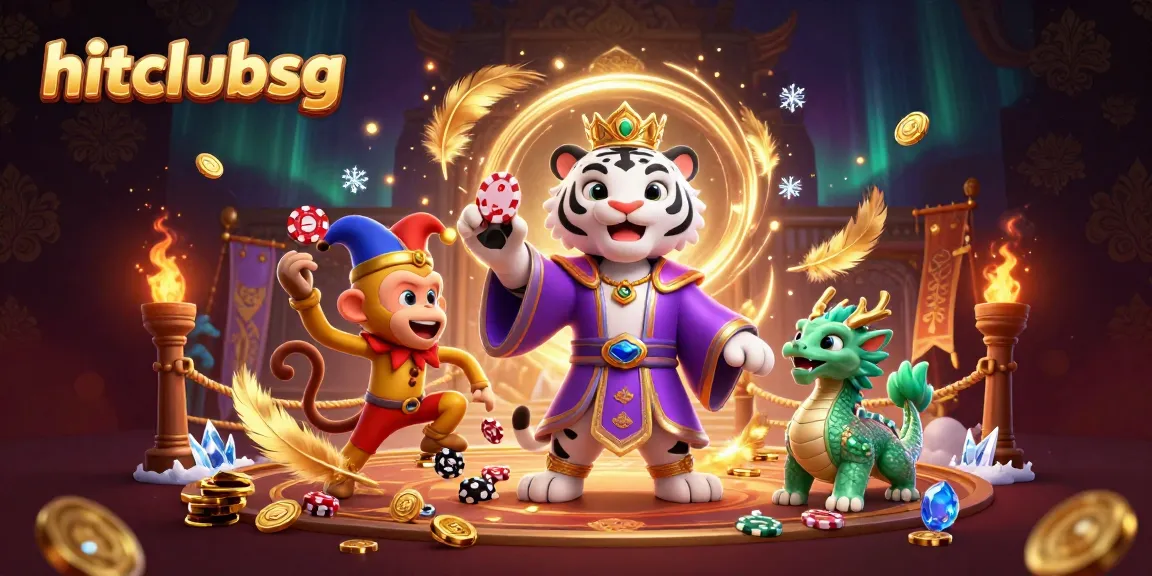 Experience thrilling gameplay at hitclubsg with vibrant 3D illustrations of enchanting characters and casino elements.