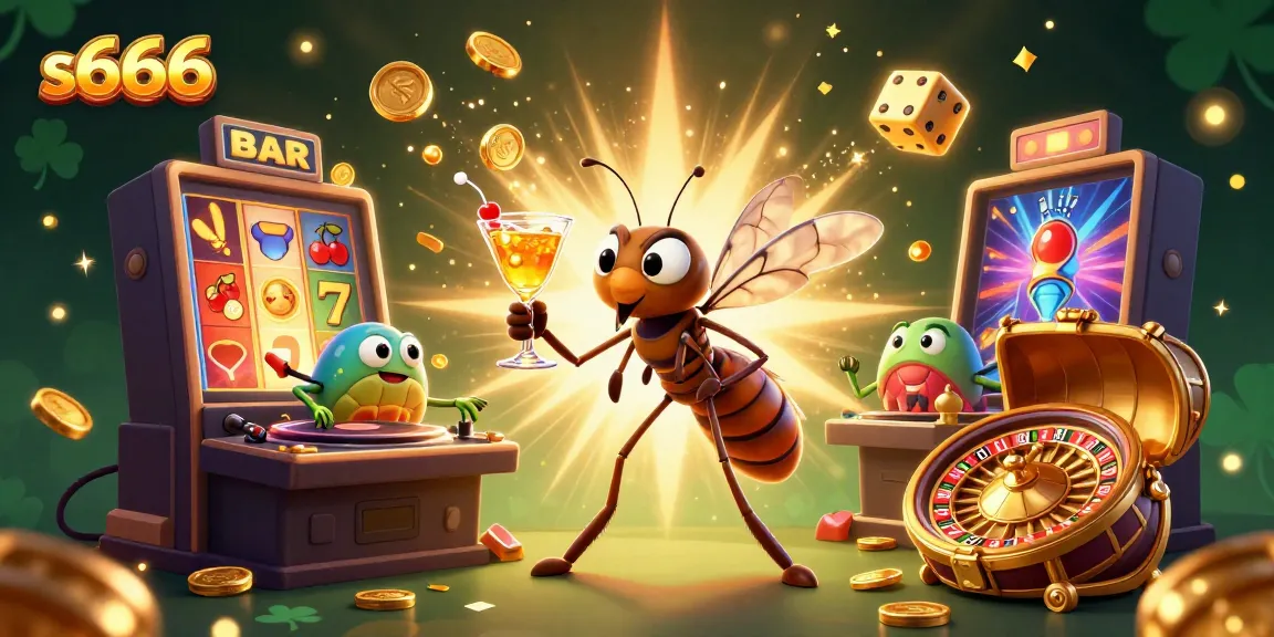 Experience the thrill of s6666 with a vibrant 3D casino scene featuring unique gambling elements.