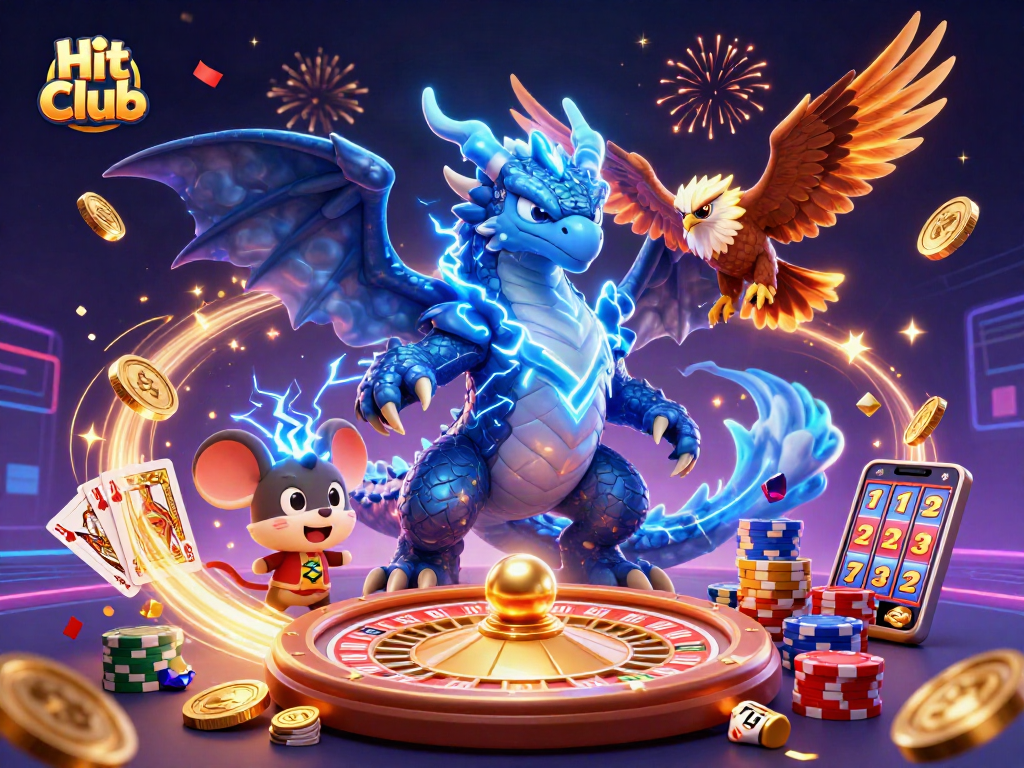 Experience winning moments at Hit Club with thrilling casino games and vibrant graphics.