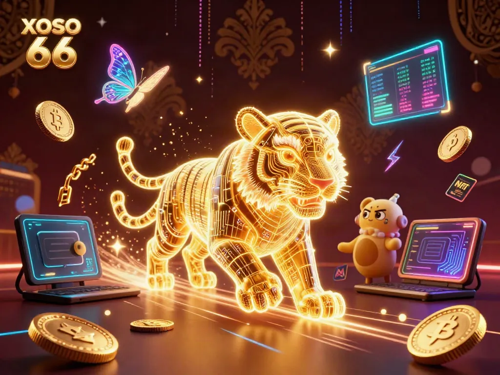 Experience exhilarating wins with XOSO 66 in this vibrant digital casino scene filled with dynamic action.