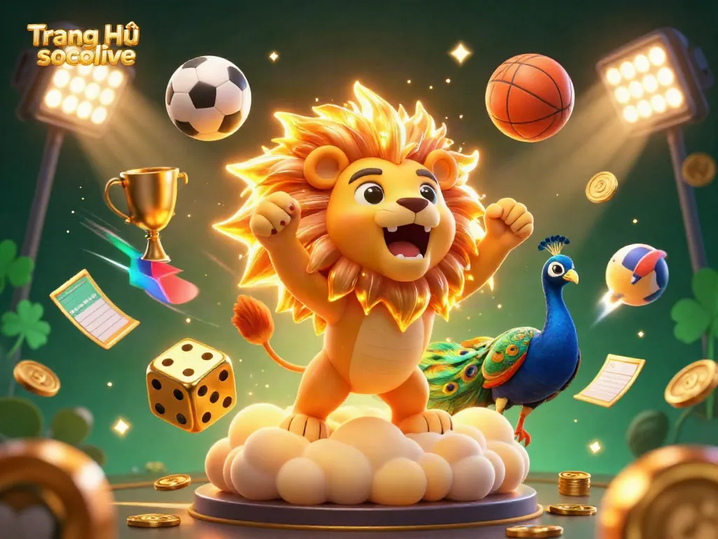 Experience the thrilling world of Trang Chủ socolive with sports elements and vibrant energy.