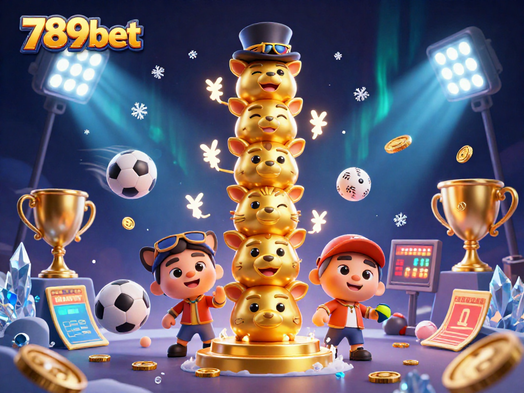 Engage with 789bet's dynamic casino experience featuring interactive elements around a golden totem pole.