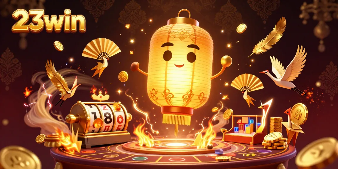 Experience the thrill of gaming with 23win's vibrant casino atmosphere bursting with energy and captivating visuals.