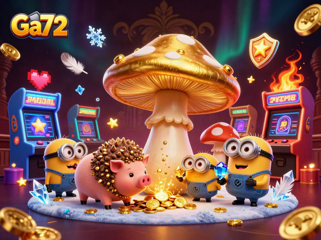 Experience thrilling cockfighting action at Ga72 with dynamic arena effects and magical treasure.